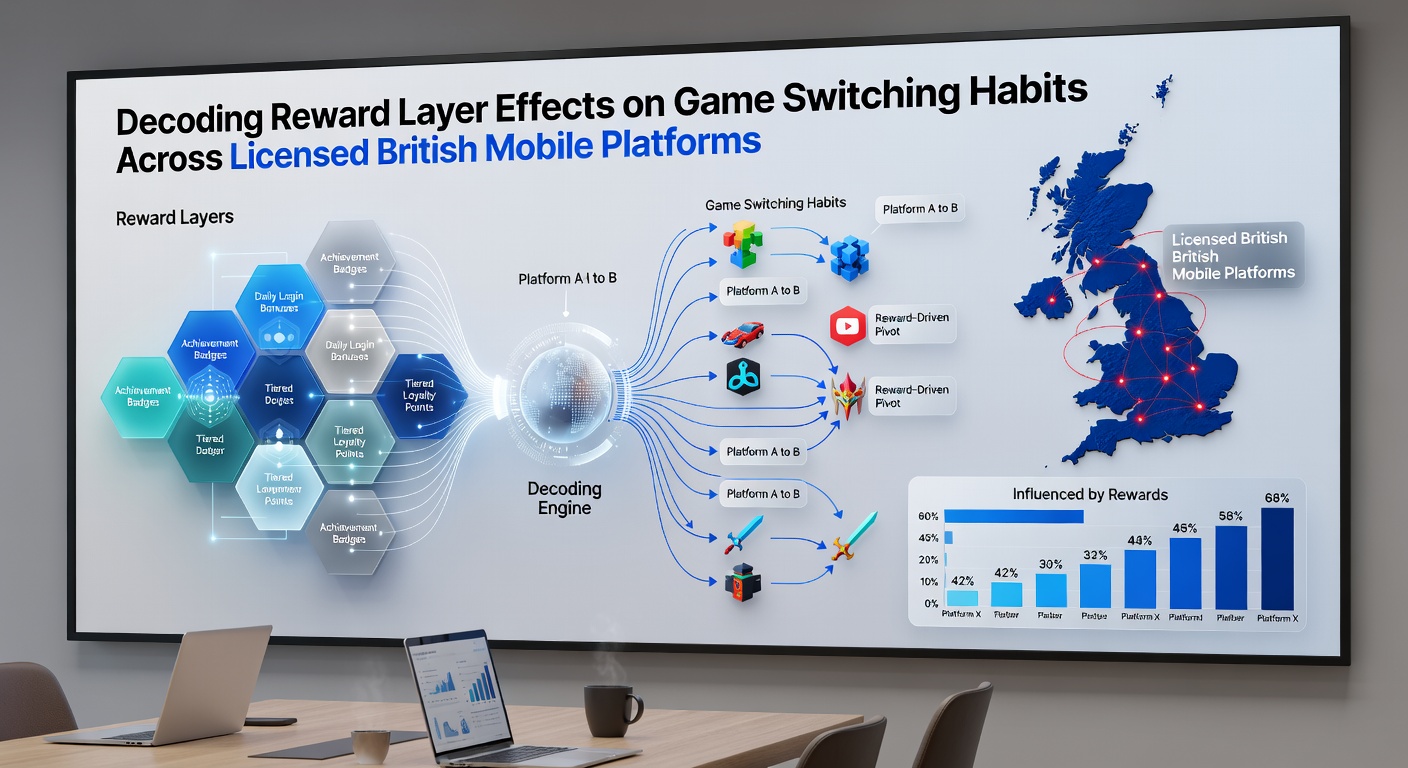 Analytics dashboard displaying player game-switching frequency correlated with reward tier progression