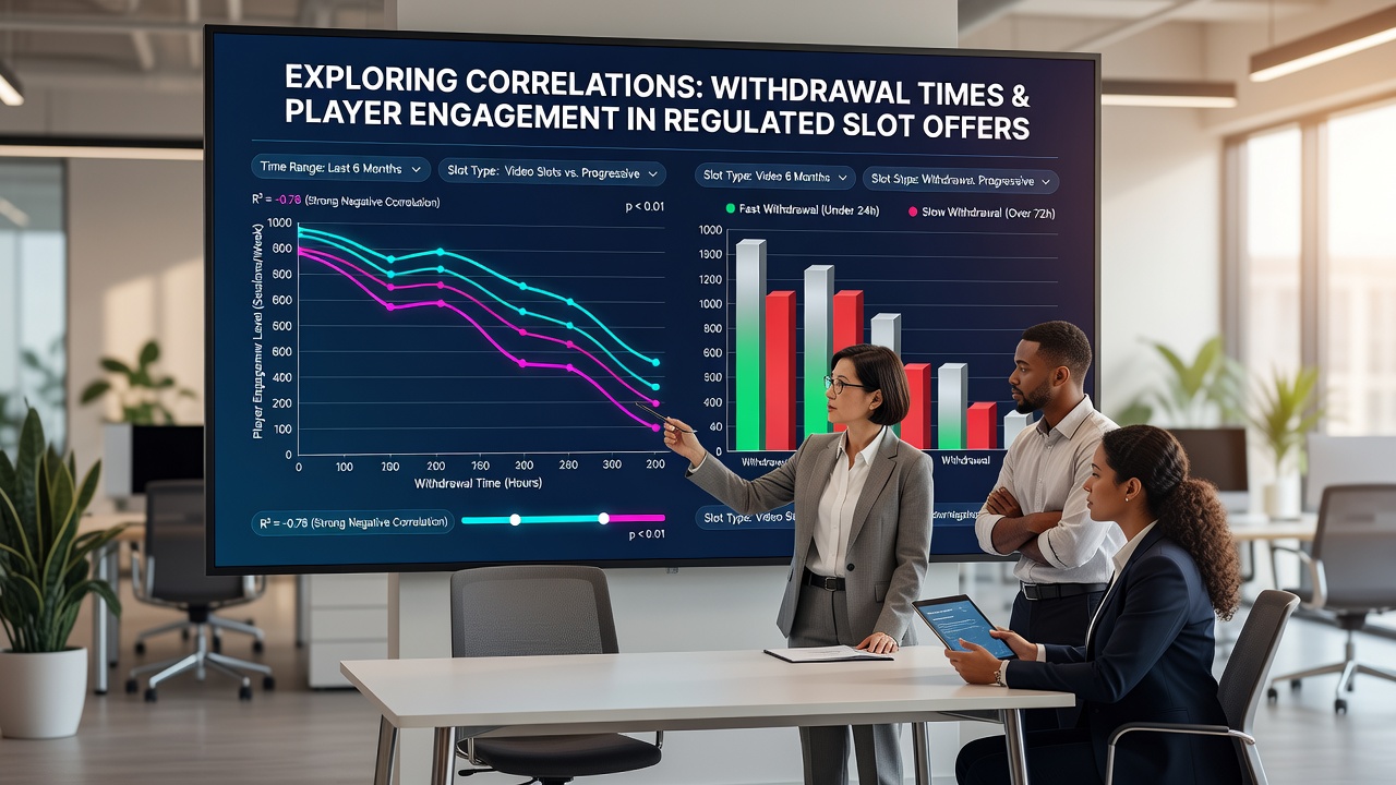 Infographic illustrating payment rails and their average clearance times alongside corresponding engagement retention percentages in slot environments