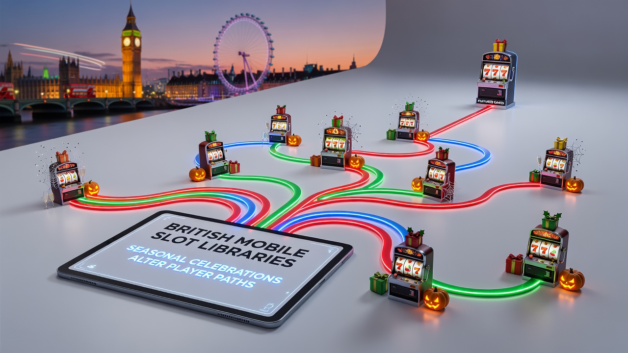 British mobile casino screen displaying summer festival themed slot categories